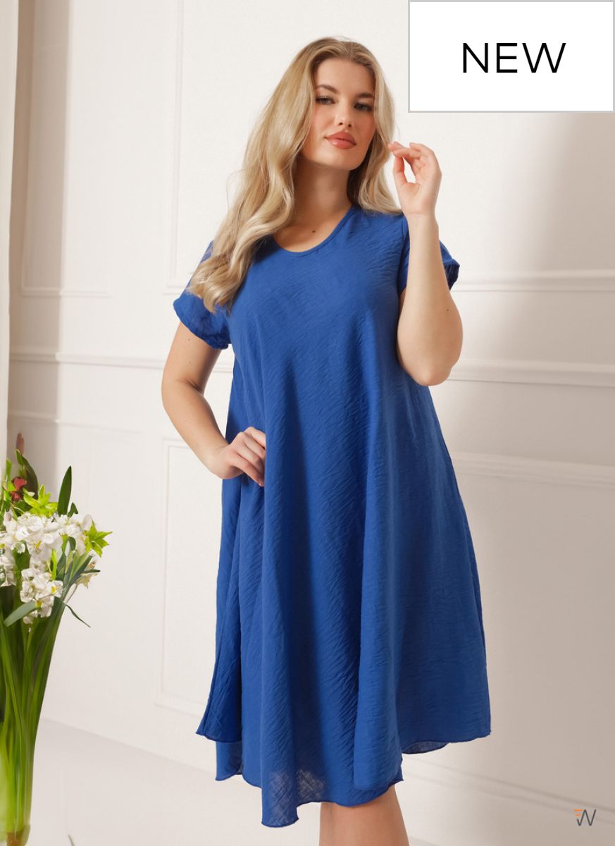 Molett női ruha 136586 kék
