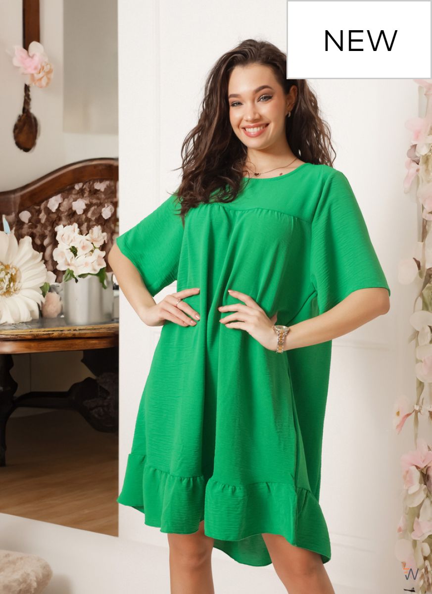 Molett női ruha 136587 zöld