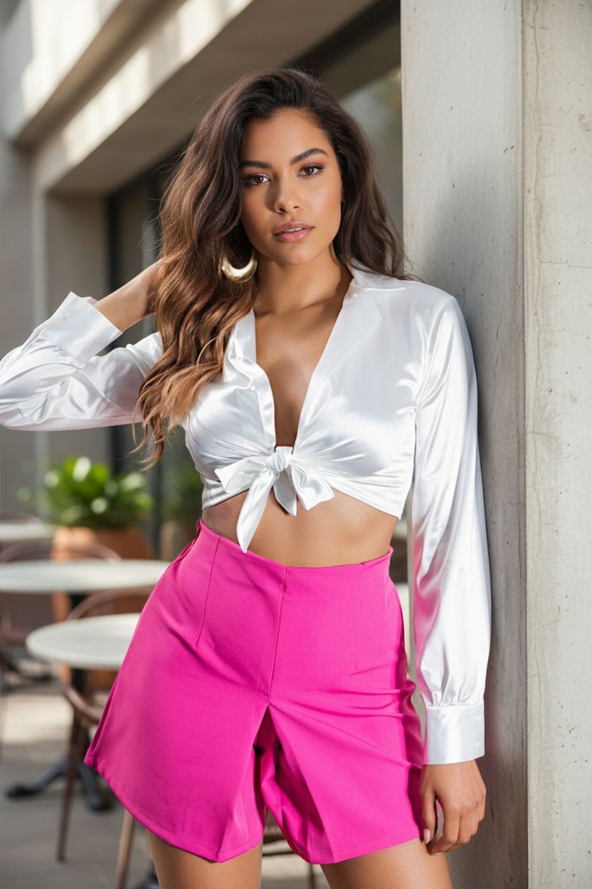 Rövidnadrág short 155152 - pink