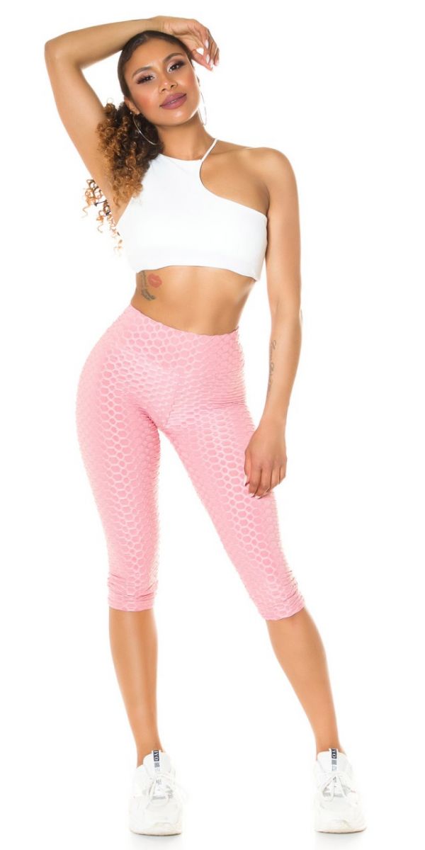 Sport leggings 7/8 rózsaszín